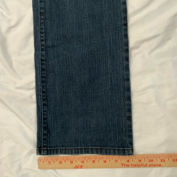 Loft Jeans Size 6 Original Boot Cut Embroidered Back Pockets Mid Rise 31x31 - Picture 13 of 14